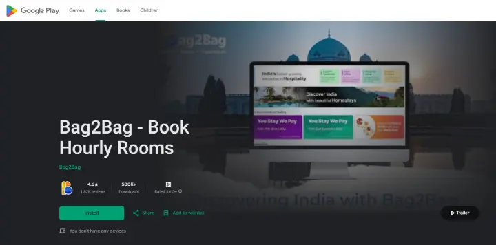 hourly hotel booking app